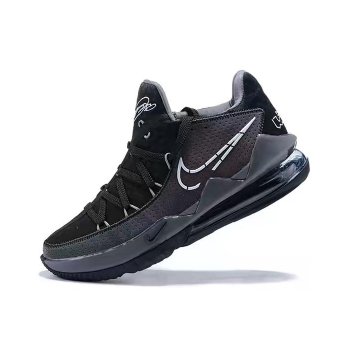 2020 Nike LeBron 17 Low Black Anthracite-White Shoes